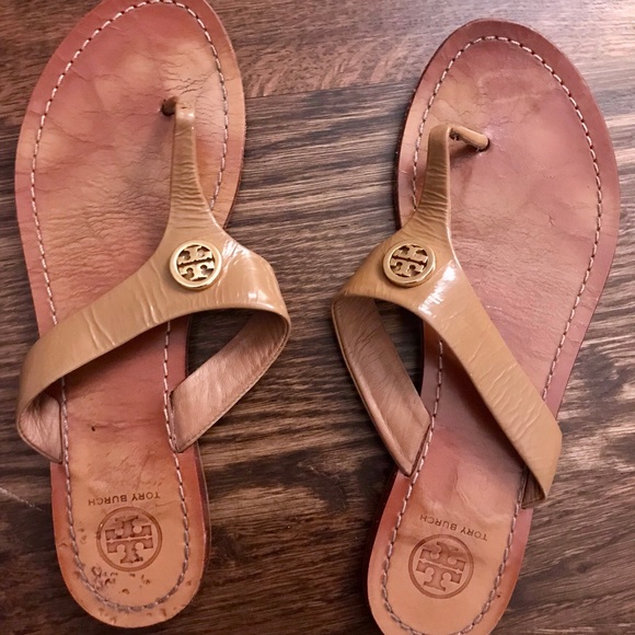 Tory Burch Tan Leather Sandals - Picture 2 of 4